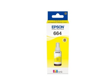 DUŻY TUSZ EPSON 664 ECOTANK ORYGINALNY ŻÓŁTY 70ML