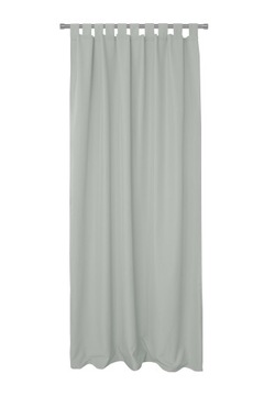 Zasłona ogrodowa wodoodporna 155x240 cm Szary zasłony na taras altanę