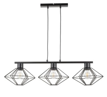 SIGMA Nowoczesna lampa LED VARIO 3 lampa wisząca czarny LED
