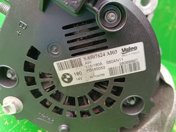 ГЕНЕРАТОР VALEO 170 A BMW F10 F11 F07 N47D20C 184 л.с.