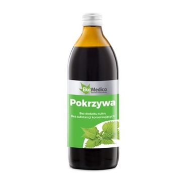 Sok z pokrzywy bez cukru 1l