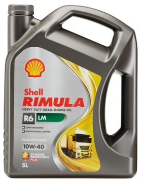 OSH 10W40 RIM R6 LM 5L OLEJ SHELL 10W40 5L RIMULA R6 LM / SAMOCHODY CIĘŻARO