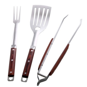 LANDMANN GRILLBESTECK ZESTAW 3 SZTUĆCE DO GRILLA