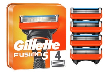 Gillette Fusion5 Ostrza wkłady do maszynki 4 sztuk