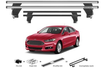 Bagażnik dachowy aluminiowy FORD Fusion Sedan II model produkowany od 2013>