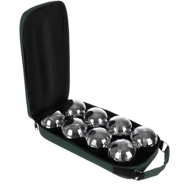 Мячи для игры в буль-буль + футляр для игры в петанк 8 игровых мячей 8 шт. Большой набор в футляре