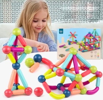 Набор PUZZLE BLOCKS Magnetic 64 шт.