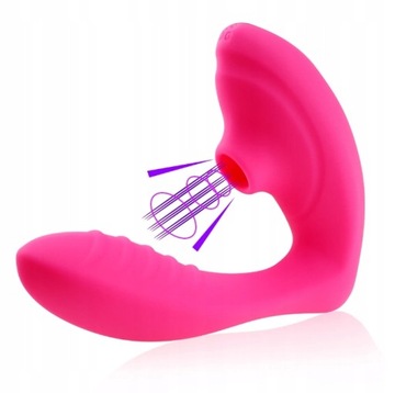 Masażer łechtaczki punktu g wibrator ssący MARY SUCKING VIBRATOR różowy