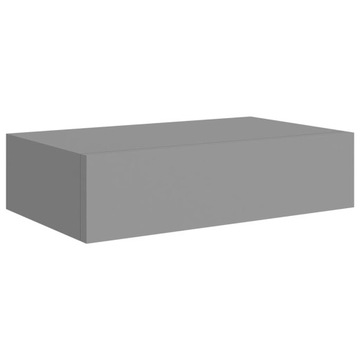 Regał VidaXL 330245 40 cm x 10 cm x 23,5 cm szary