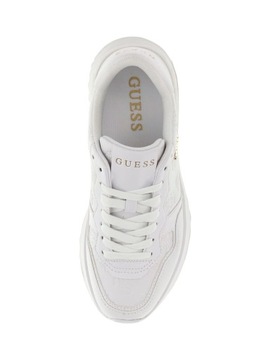 Guess buty damskie VINSA w kolorze białym 38 tłoczone logo
