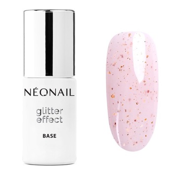 NEONAIL Baza Hybrydowa GLITTER EFFECT PINK SPARKLE 7,2 ml - OUTLET