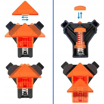 УГЛОВОЙ ЗАЖИМ 90 ГРАДУСОВ, ФИКСИРОВАННЫЙ ЗАЖИМ УГЛОВОЙ ЗАЖИМ ДЛЯ ОБРАБОТКИ ДЕРЕВА