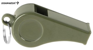 EDC Судейская сигнализация Свисток для мяча Громкий ремешок DOMINATOR из АБС-пластика Оливковый