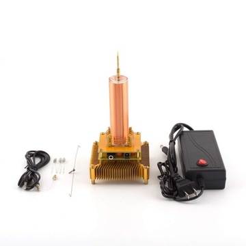 цвет дерево Музыка Tesla Coil плазменная колонка