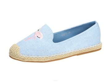 Niebieskie espadryle damskie VICES 1202-11 r37