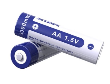 Аккумулятор XTAR в контейнере 14500-1,5В 3300мВтч 2000мАч Li-ION 4 шт.