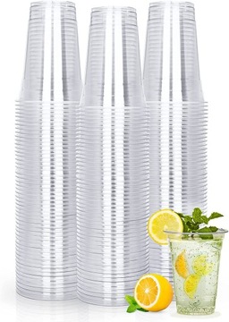 KUBKI PLASTIKOWE DO PIWA JEDNORAZOWE 400ml 50sztuk