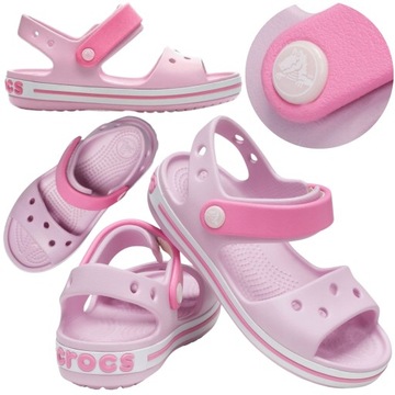 sandały dziecięce crocs sandałki na rzep szybkoschnące 20-21 C5