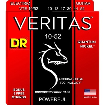 DR VTE 10-52 VERITAS STRUNY DO GITARY ELEKTRYCZNEJ
