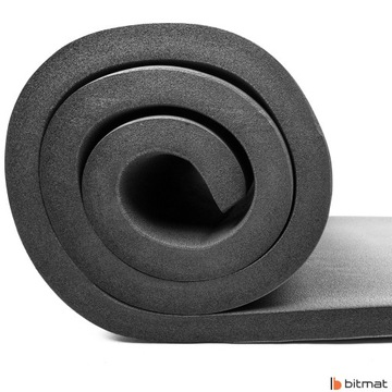 MATA wygłuszająca pianka KAUCZUKOWA 5cm 50x100cm gąbka gładka izolacja