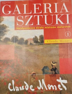 Galeria sztuki Claude Monet tom 1 z dodatkiem czasopismo