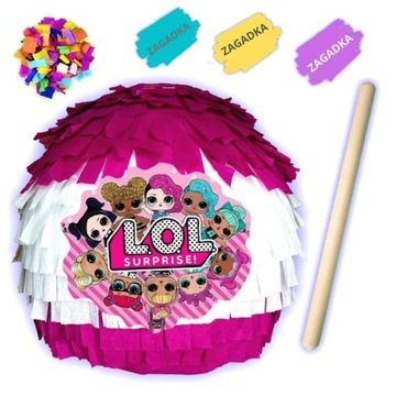 PINIATA URODZINOWA LOL PINATA NA URODZINY +GRATISY