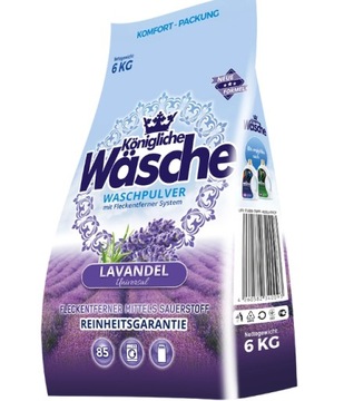 Proszek do prania uniwersalnego Königliche Wäsche 6 kg Lawenda