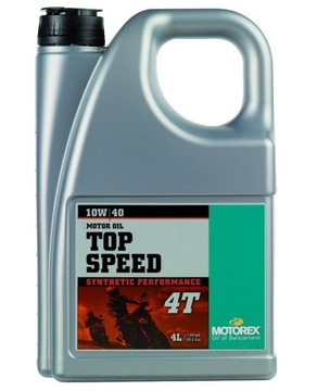 Motorex Top Speed 10W40 4L Olej Motocyklowy 100% Syntetyczny