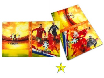 АЛЬБОМ ЕВРО-2024 ДЛЯ ФУТБОЛЬНЫХ КАРТОЧЕК С 3D-ЭФФЕКТОМ КЛАССА 240 КАРТ 7 ДИЗАЙНОВ