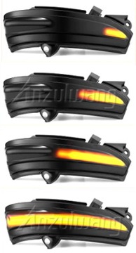 BLIKAČ LED DYNAMICKÉ PLAVACÍ ČERNÉ MONDEO MK5