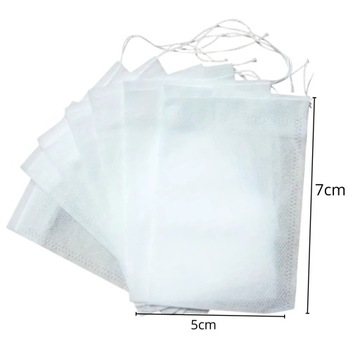 ПАКЕТЫ ДЛЯ ЗАВАИВАНИЯ ЧАЯ ТРАВЫ ФИЛЬТРЫ ОДНОРАЗОВЫЕ 100 шт.