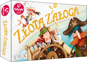 GRA PLANSZOWA ZŁOTA ZAŁOGA wyrusz z piratami na poszukiwanie skarbów