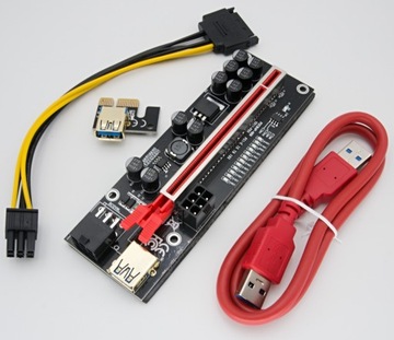 Райзер 011 PRO PCI-E 1x-16x USB3.0 009S 010S 012