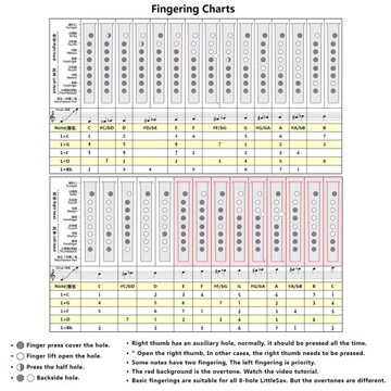 HiXing C Key Мини Карманный Саксофон Саксофон ABS