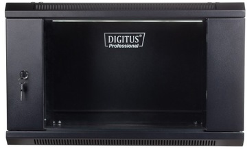 DIGITUS SZAFA RACK 19 CALI 4U 450mm WISZĄCA FLAT CZARNA