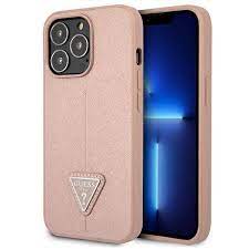 Etui Guess do iPhone 13 Pro Max Saffiano Triangle