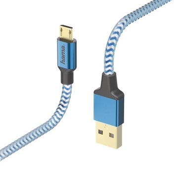 Hama KABEL MICRO USB 1,5m ładujący do ładowania