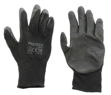 RĘKAWICE ROBOCZE OCHRONNE PROTECH 12 Par rozm 10