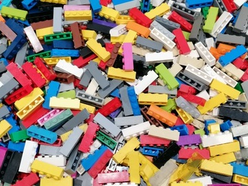 LEGO 3010 belka brick 1x4 50szt mix