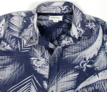 * DIESEL *_XS_Модная, великолепная рубашка с цветочным принтом_IDEAL