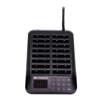 Retekess TD157 Пейджер для ресторана, пейджер, 16 пейджеров, черный, 500 м