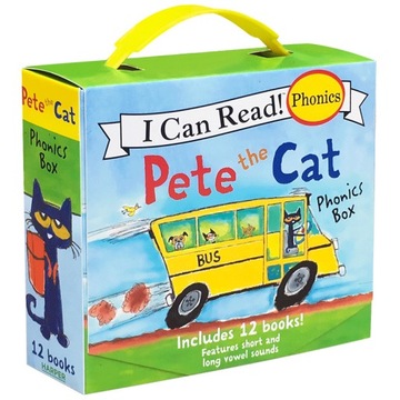 Pete the Cat Phonics Box I Can Read phonics 1-12