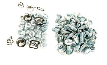 ВИНТ+ГАЙКА ЛЕЗВИЯ ЩЕТКИ ШУМАХЕРА 50 ШТ. М6х16