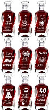 PREZENT 1-99 LAT URODZINY ROCZNICA ŚLUBU KARAFKA