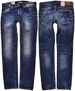 TOM TAILOR spodnie BLUE jeans SLIM AEDAN _ W32 L34