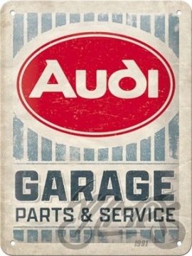TABLICA PLAKAT 15X20 AUDI GARAGE 26263