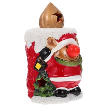 Фигурка снеговика у кровати.