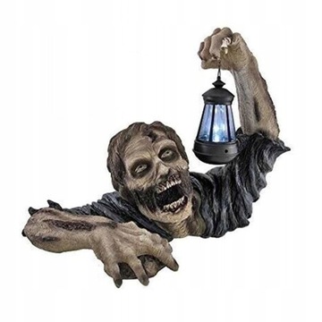 Halloween Zombie dekoracja światła Led