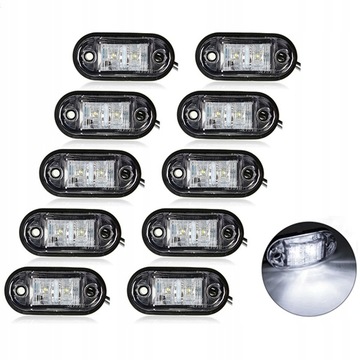 Габаритные фонари светодиодные 2 LED 10 шт.
