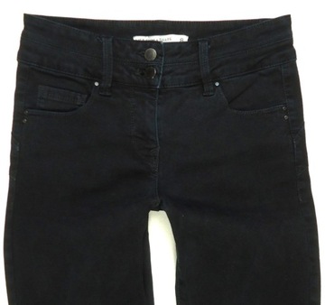 NEXT spodnie damskie jeansy zwężane rurki SLIM wysoki stan 36/38
